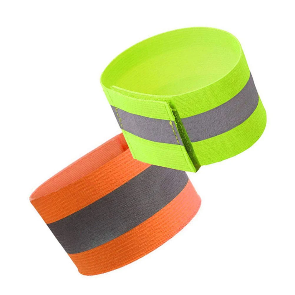 2/4/6Pcs Reflective Bands for Wrist Arm Ankle Leg High Visibility Reflective Running Gear Safety Riding Belt Wrist Leg Straps