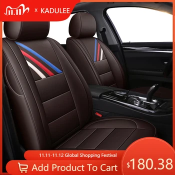

KADULEE custom car seat covers for suzuki swift jimny sx4 baleno grand vitara ignis car accessories covers for vehicle seat