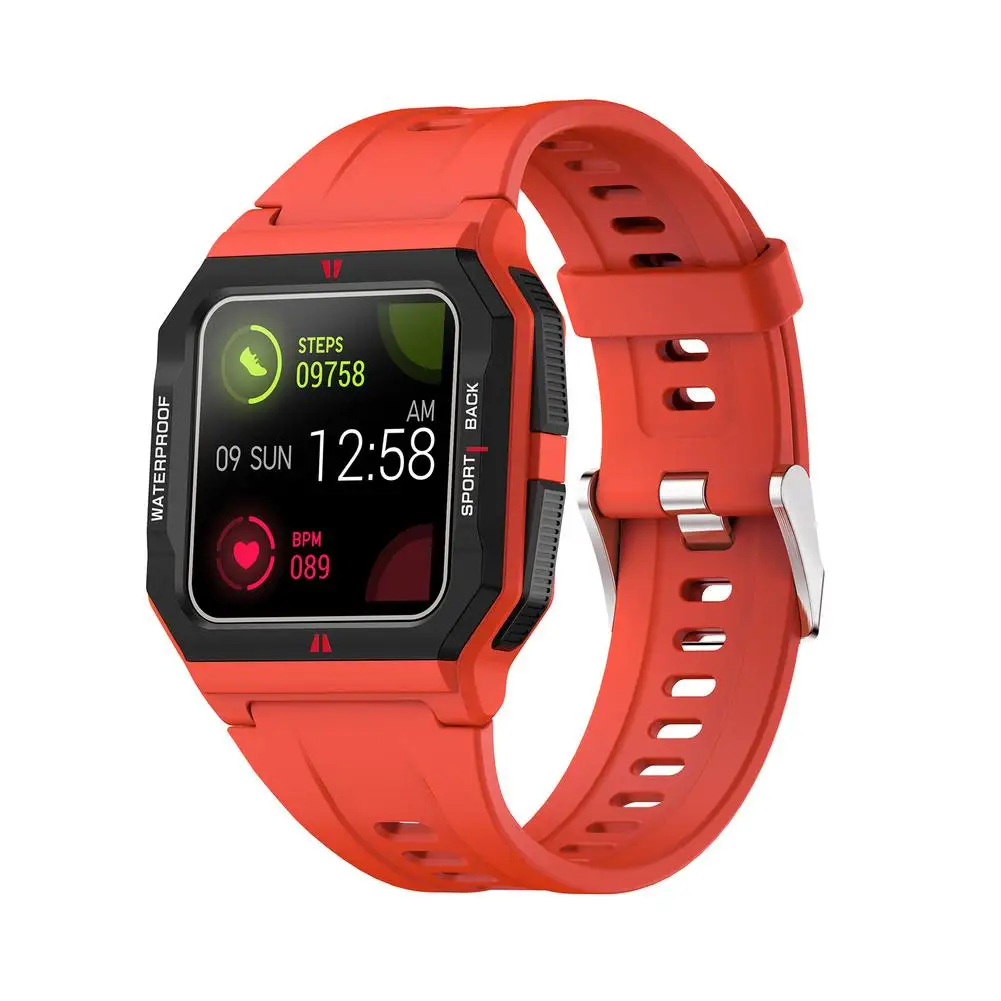 TF10 Retro Watch Fitness Tracker IP68 Waterproof Smart Watch Sleep Monitor 1.3-inch Display Support Message & Phone Call 