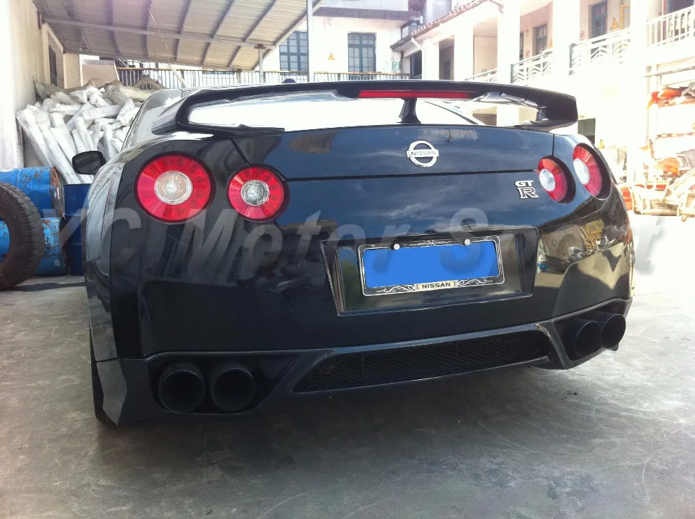 

Автомобильные аксессуары, стильная задняя губа Zele-P из углеродного волокна, подходит для 2008-2010 R35 GTR CBA, задний бампер