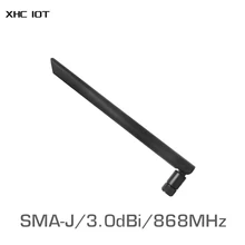 

2Pcs/Lot 868MHz 3.0dBi High Gainuhf Antenna XHCIOT TX868-JKD-20 SMA Male 868 MHz Omnidirection Wifi Antennas for Communication