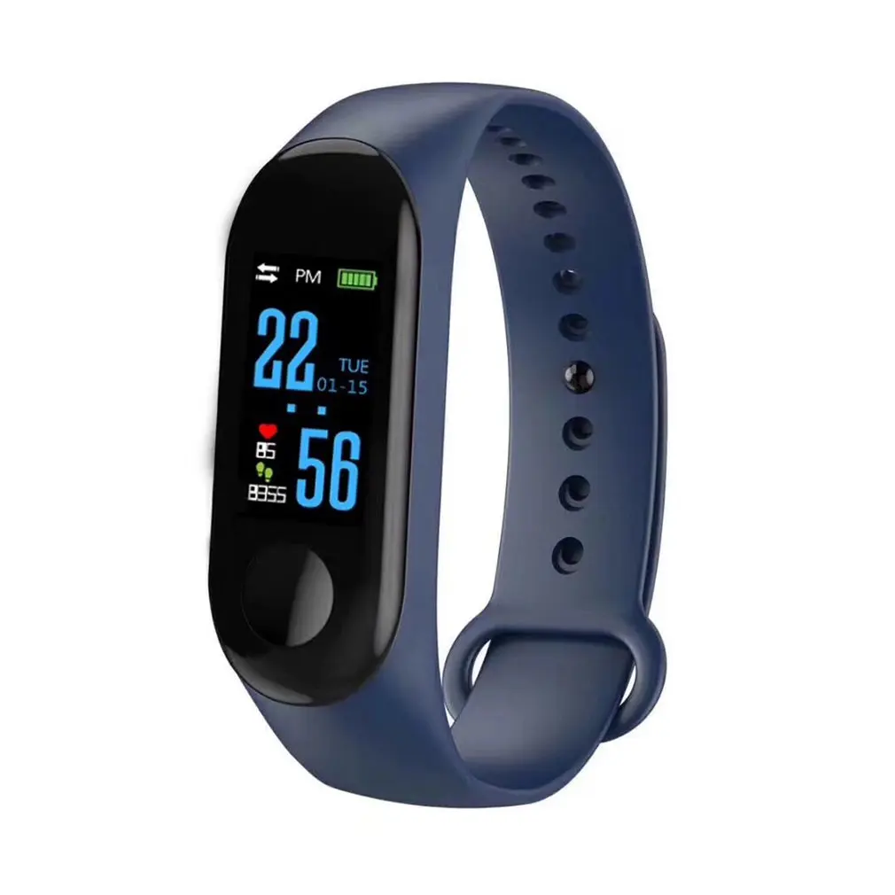 

M3 Smart Bracelet Color Screen IP68 Waterproof Heart Rate Blood Pressure Monitor Tracker Replaceable Watch For Android IOS 2019