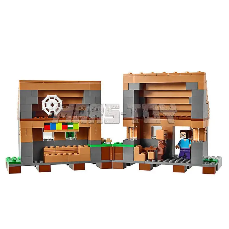 The Village Building Blocks With Steve & VillagersAction Figures Compatible 21128 Bricks Building Blocks Sets Toys The Village Building Blocks With Steve & VillagersAction Figures Compatible 21128 Bricks Building Blocks Sets Toys