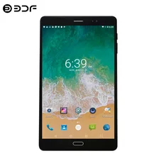 BDF Tableta de red 4G de 8 pulgadas, versión rusa, Android 7,0, cuatro núcleos, WiFi, Bluetooth, tarjetas SIM duales, 2GB + 32GB, tabletas de Google
