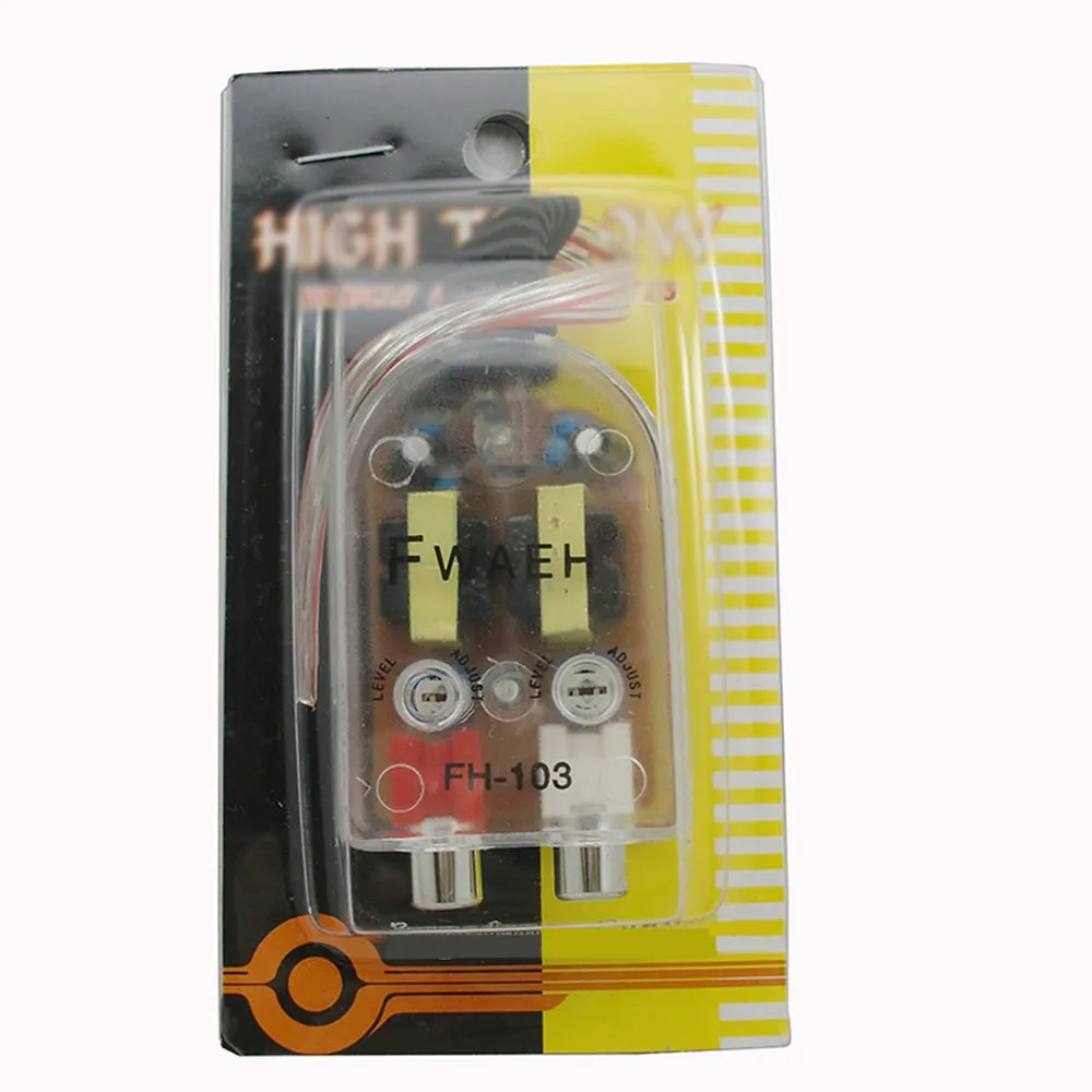 1 шт. 12 В RCA Автомобильная стереоколонка с высоким на низкий линейный