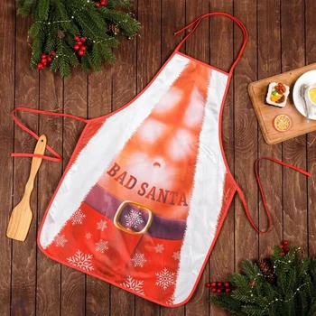 

Apron New Year Real Bad Santa, 50 х 70 cm 4923766