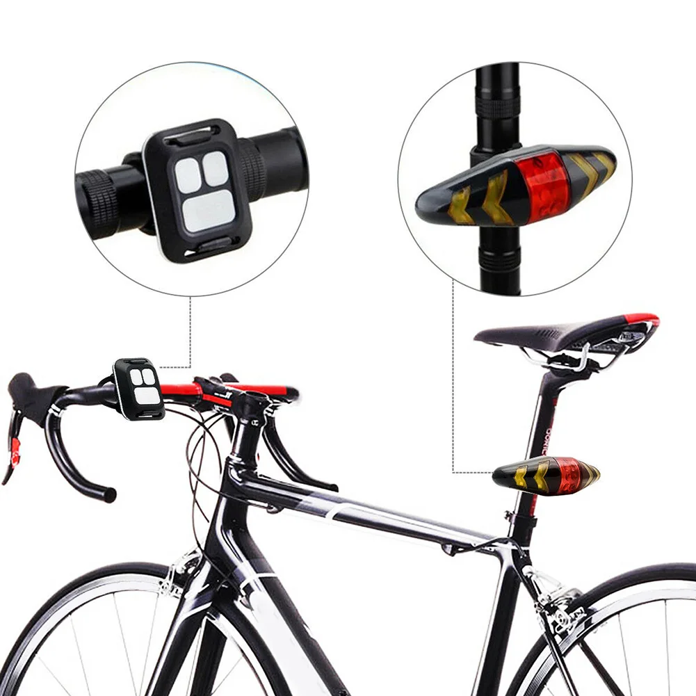 Лидер продаж велосипедов USB светодиодный индикатор задний светильник велосипедный поворотный сигнальный светильник с Беспроводной дистанционного MSD-ING