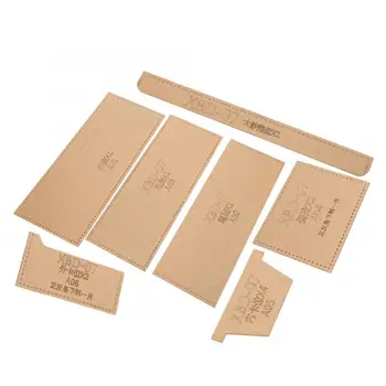 

Purse Acrylic Template Transparent Manual DIY Leather Wallet Model for Short Wallet Leather Pattern Acrylic