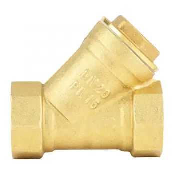 

3/4" BSPP Female Thread Y Shaped Brass Strainer Filter Valve Connector for Water Oil Separation Solenoid Valve