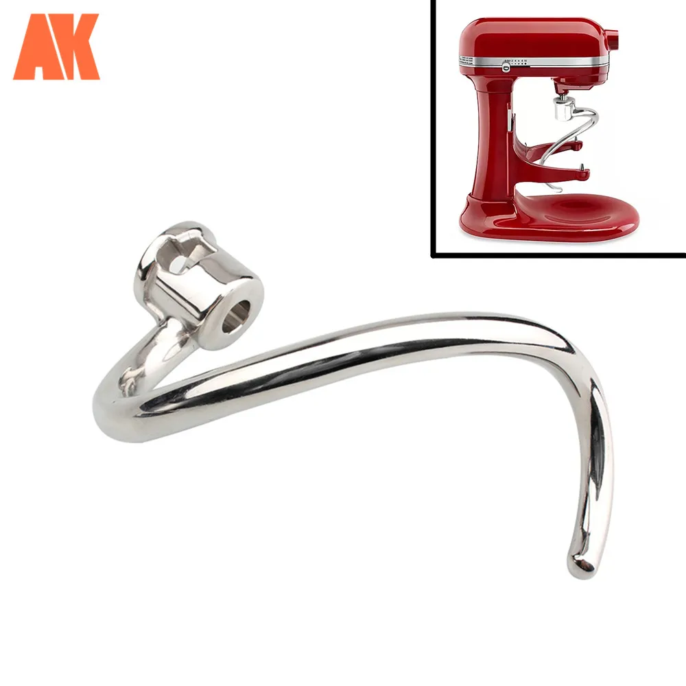 For Kitchenaid Spiral Dough Hook Kns256bdh 9703655 W10462785 Fits Kv25