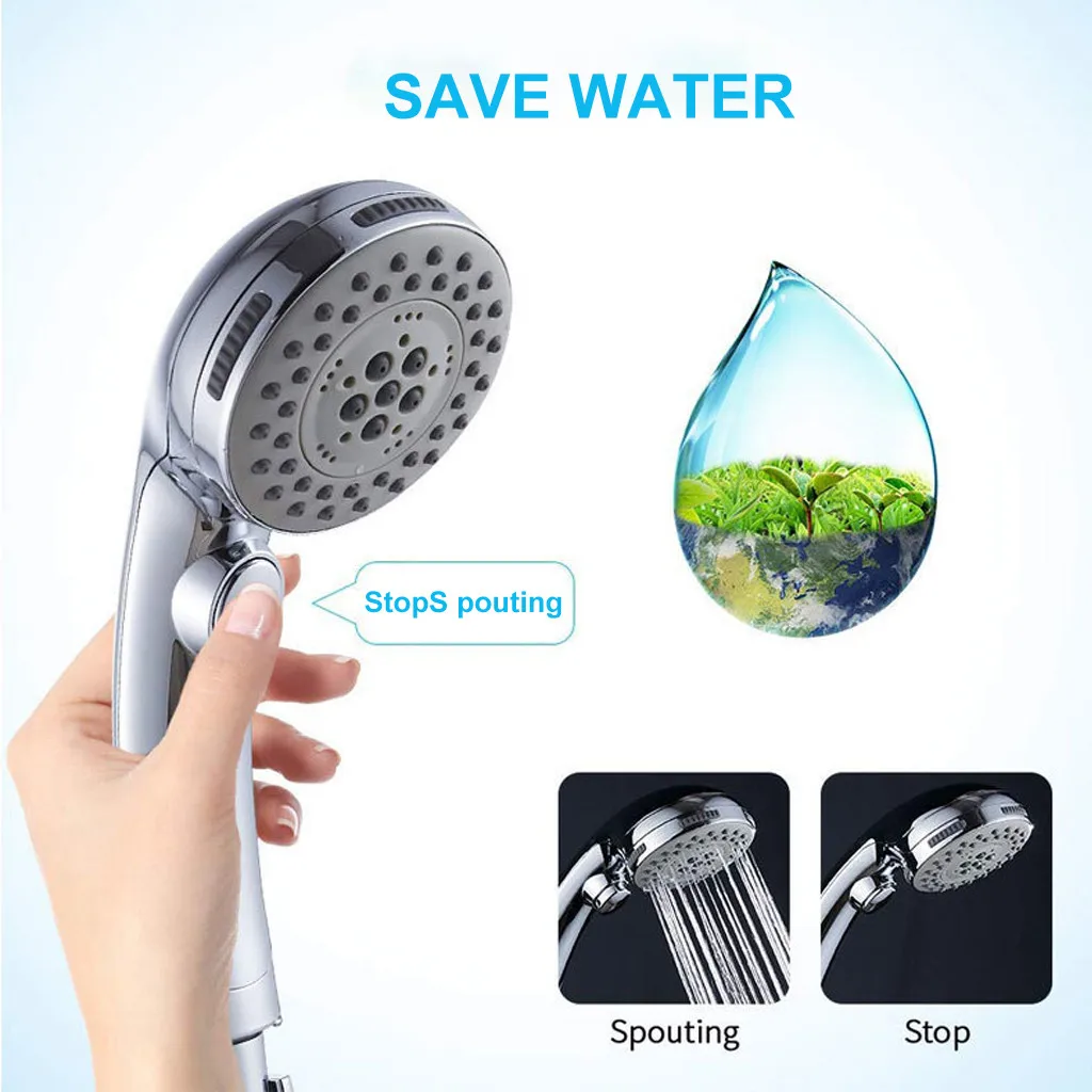 shower head Boost Multifunctional shower Water Saving Hand Five