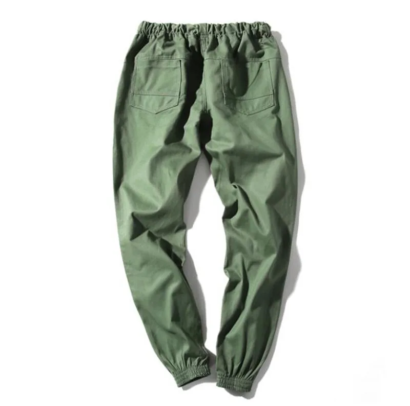 Mens Designer Solid Pants Fashion Plus Size Casual Drawstring Pencil Pants Street Styles Teenager Mens Pants