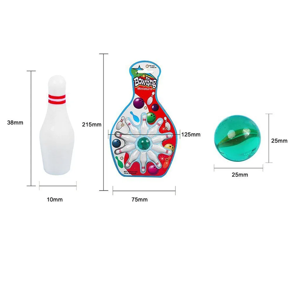 10 боулинг и 1 мраморный пинбол боулинг игрушка мини крытый спорт Вечерние игры Забавные Детские интерактивные игрушки speelgoed
