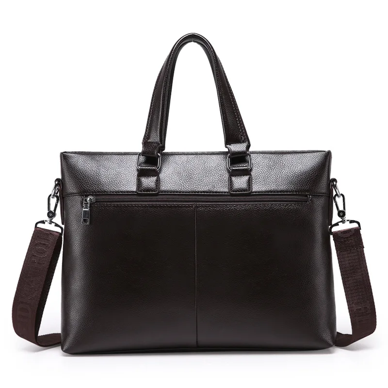 

2019 Spring Summer New Style Cross Business Briefcase Shoulder Casual MEN'S Real-leather Bag Oblique Bag Fashion Bags