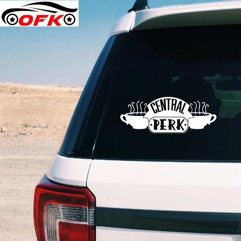 Виниловая наклейка на окна автомобиля OFK Friend TV Show декоративная бутылку с водой