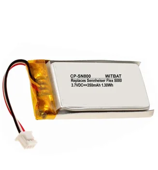 

New Battery for Sennheiser Flex 5000,Set 880,RS 5000 Headset Li-Po Rechargeable Replacement BAP 800,AHB571935PCT-03 3.7V 350mAh
