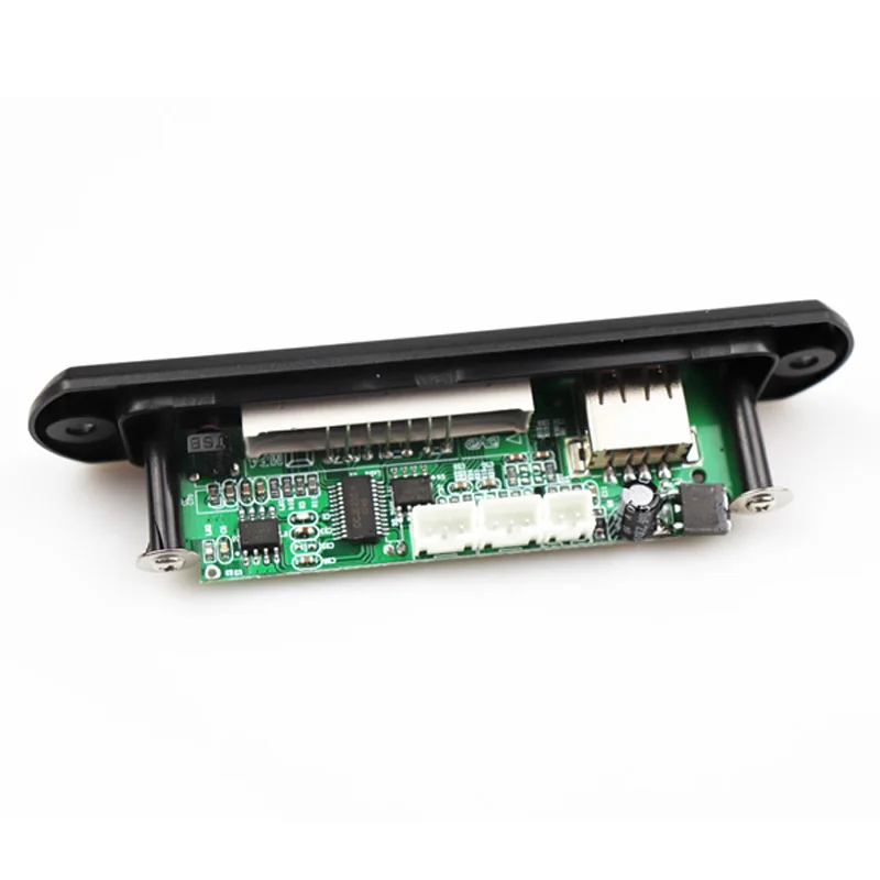Автомобильный MP3 музыкальный декодер плата DC 12 В USB питания TF FM радио аудио модуль