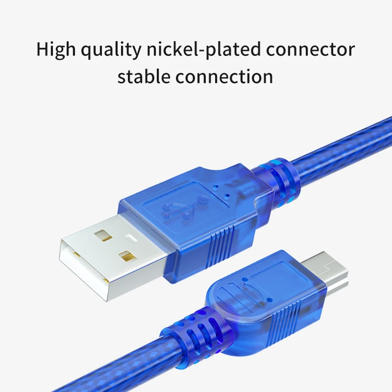 Мини USB к USB кабель для быстрой зарядки кабель для передачи данных для MP3 MP4 плеера камера Автомобильный видеорегистратор gps кабель USB мини короткий 0,3 м 1,5 м 3 м 5 м