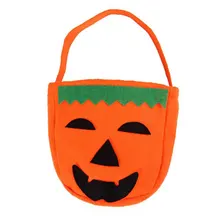 Orange Pouches Food Packingbag Cute Candy Bag Handbags Non-Woven Fabric Fashion Party Carrier Bag Gifts Halloween