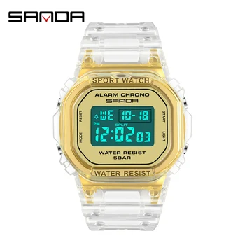 

SANDA G style Sport Watch Multi-function Men's Waterproof Wrist Watch Boys Girls LED Digital Watch Timing Electronic Clock