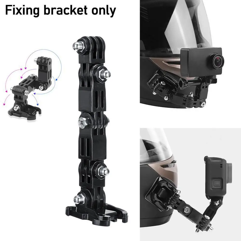Chin Extension Fixation Bracket For GoPro Hero6/5/4 Motorcycle Helmet Lengthen Fixed Small Ants 4k DJI Camera | Электроника