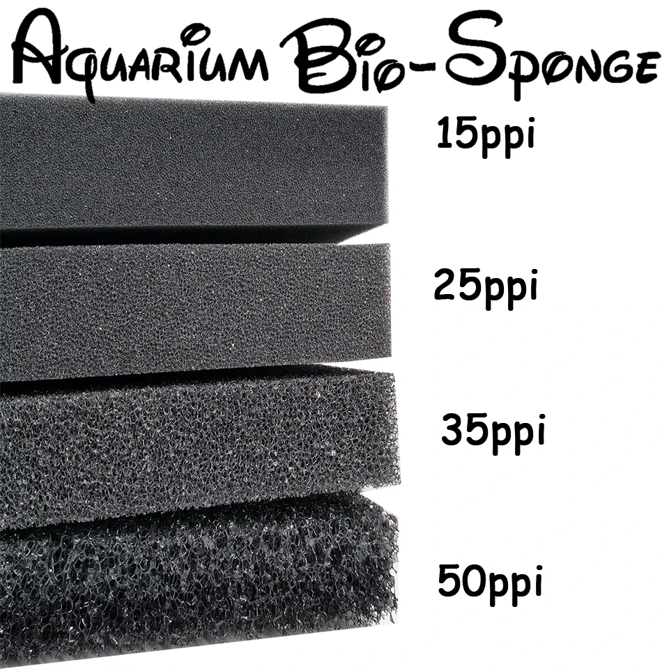 Haile Aquatic Bio Sponge фильтр Медиа-площадка пригонка пена для аквариума аквариум Пруд Koi водная пористость 15 25 35 50 ppi