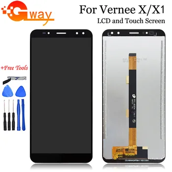 

6.0" For Vernee X LCD Display +Touch Screen Digitizer Assembly Replacement Parts For Vernee X1 LCD + Tools