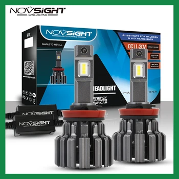 

NOVSIGHT H7 LED Headlight Bulbs H4 LED H11 H8 H9 9005 HB3 9006 HB4 6000K Bulb For Auto Headlamp 90W 15000LM Car Light Fog Lights