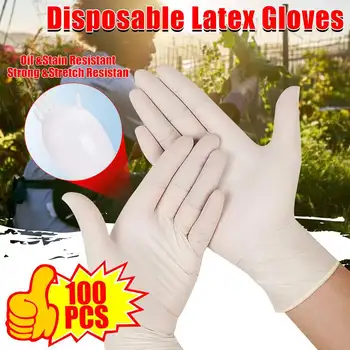 

100PCS Disposable Gloves Dishwashing/Kitchen/Medical /Work/Rubber/Garden Safety Gloves Universal For Left and Right Hand