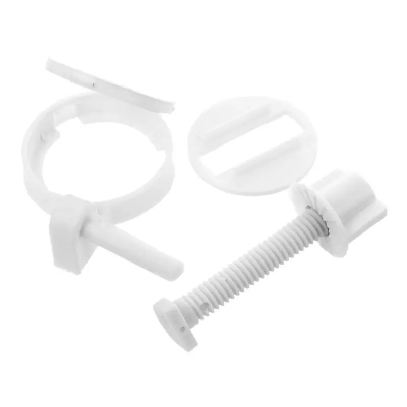 2pcs DIY Plastic Toilet Seat Screws Fixings Fit Toilet Seats Hinges