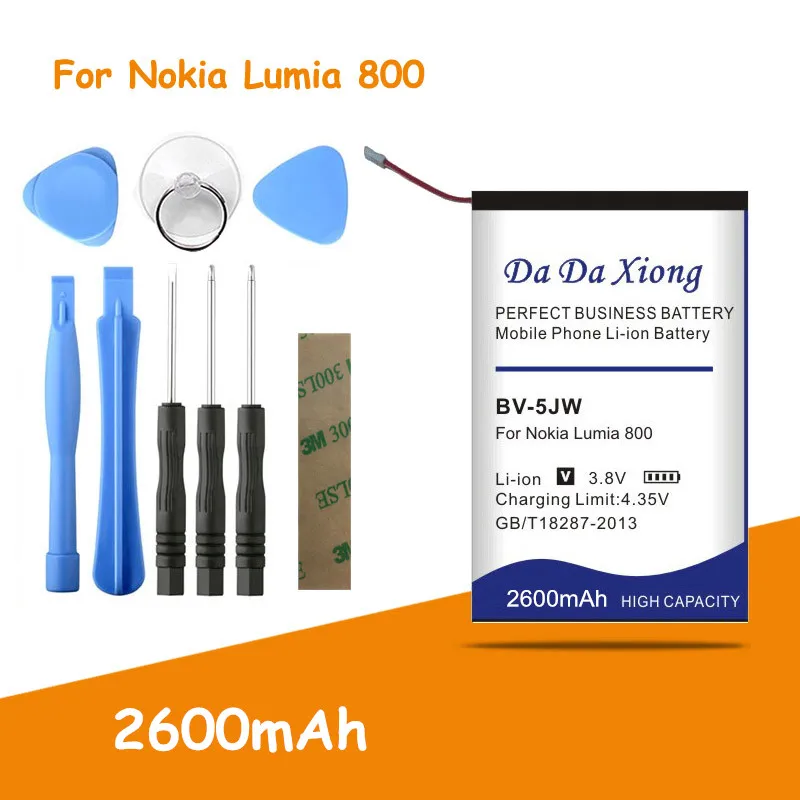 Hot Selling 2600mAh [ BV-5JW ] Replacement Phone Battery For Nokia N9 N9-00 Lumia 800 BV 5JW 800C | Мобильные телефоны и