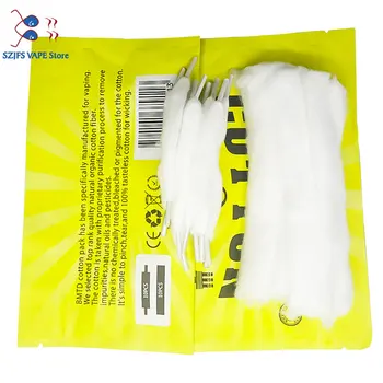 

Cotton Bacon PRIME Organic Wicking Material Tasteless Cotton Bacon Vape Organic Wicking Material Tasteless vs Profile RDA