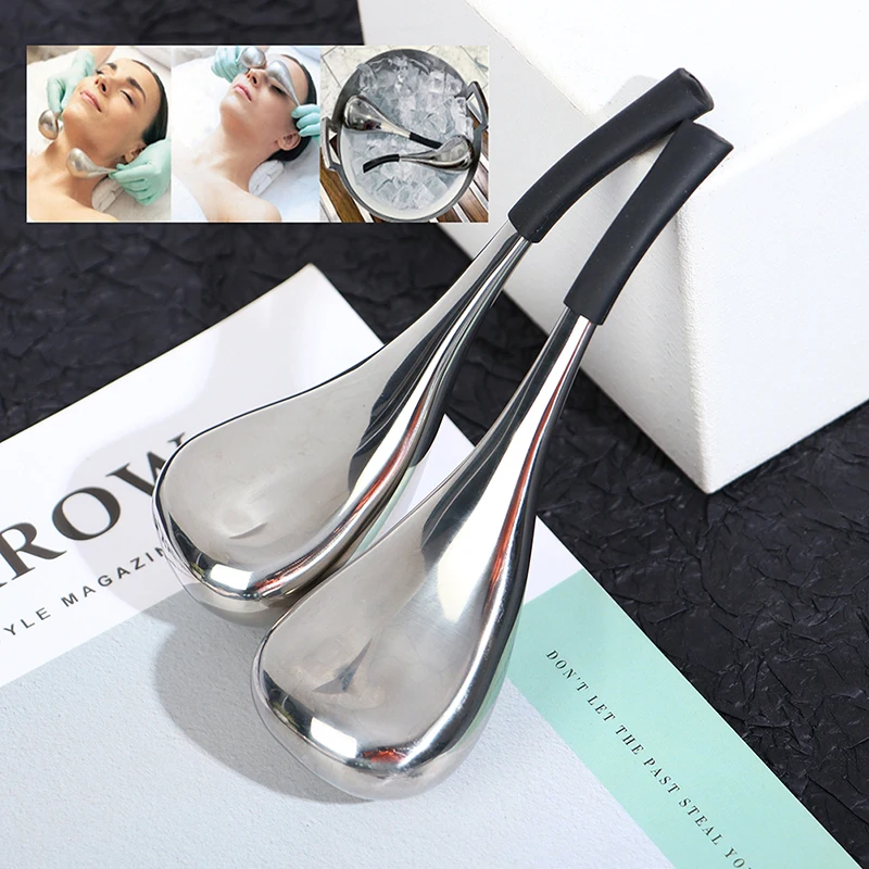 

2pcs Facial Freeze Tools Cryo Sticks Cooling Roller Facial Massager Cryo-Sticks