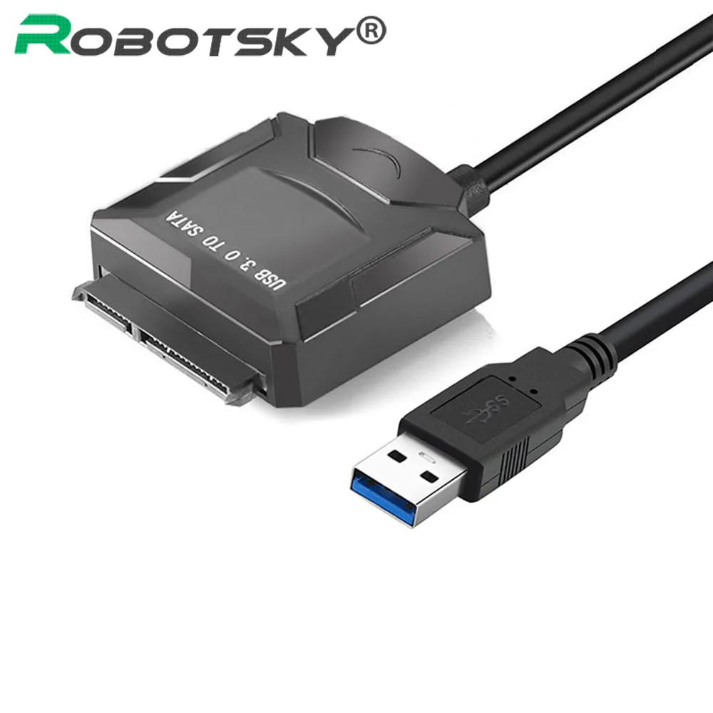 Адаптер питания USB 3 0 к SATA для жесткого диска 5 дюйма HDD 2 SSD с адаптером 12 В а