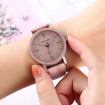 

Relogio Feminino Ladies Leather Watches For Women Simple Black Casual Dress Quartz Clock Ladies Wrist Watch 2020 Reloj Mujer