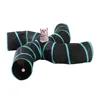 Pet Cat Tunnel Toys 3/4/5 Holes Foldable Pet Cat Kitty Training Interactive Fun Toy For Cats Rabbit Animal Play Tunnel Tubes ► Photo 2/6