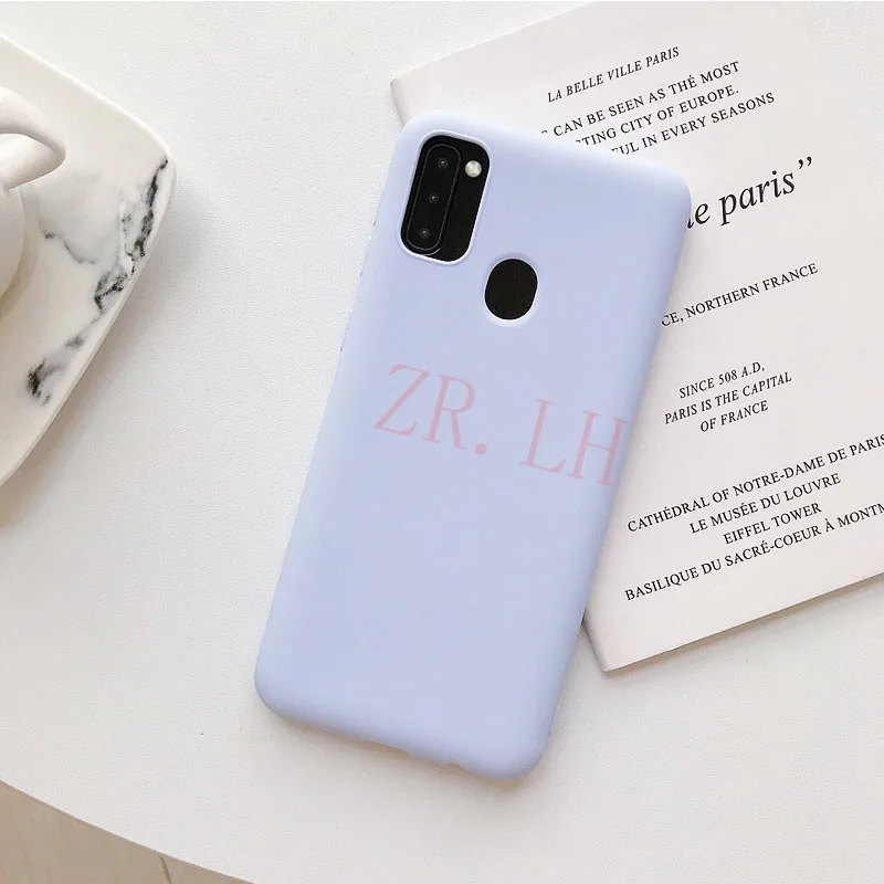 purple Конфеты Макаруны Цвет чехол для samsung GalaxyA5 A50 A70 J4 J6 плюс J8 A6 A7 A8 S8 S9 S10 плюс Note9 M20 Мягкая обложка - Цвет: purple