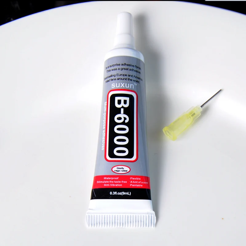 1 pcs B6000 glue Mobile phone touch screen Superglue b-6000 adhesive telephone glass glue repair point diamond jewelry DIY glue