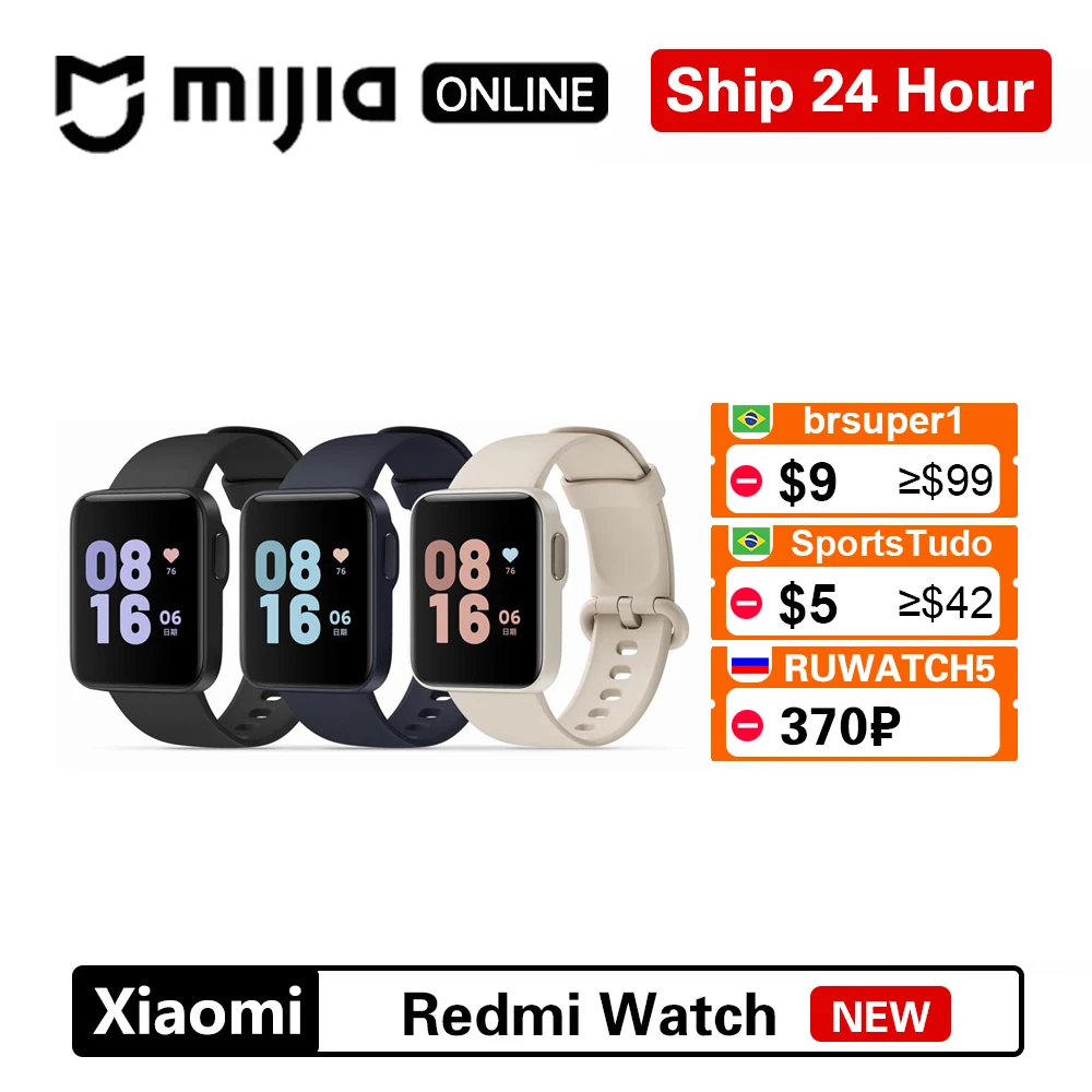 Xiaomi Redmi Smart Watch Wristband NFC 5ATM Waterproof Fitness Heart Rate Monitor 1.4-Inch Large Screen Men's Wristwatch