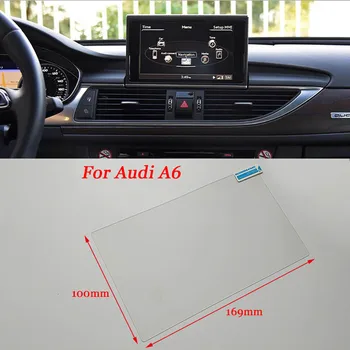 

GPS Navigation LCD Screen Tempered Steel Protective Film Sticker For Audi A6