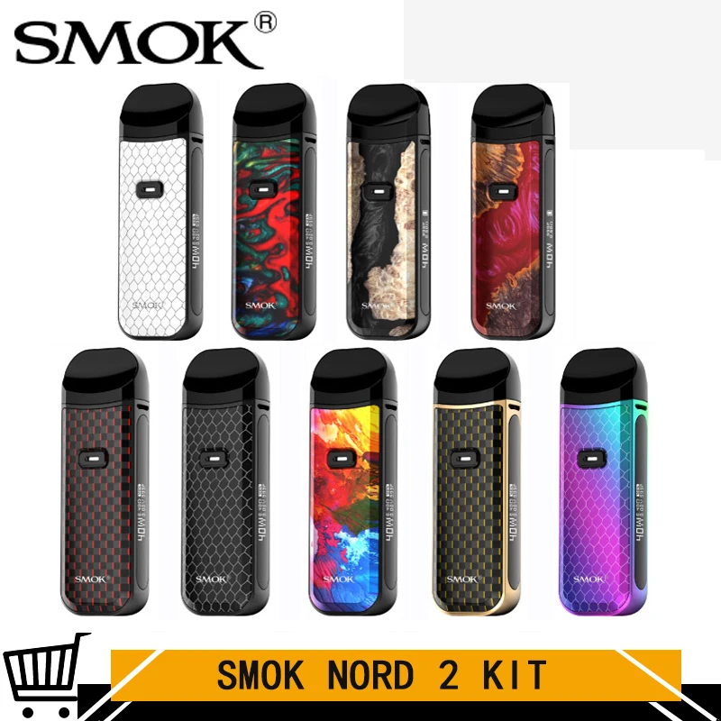 Набор для вейпа SMOK Nord 2 40 Вт 4 5 мл аккумулятор 1500 мАч|Системы нагревания табака и
