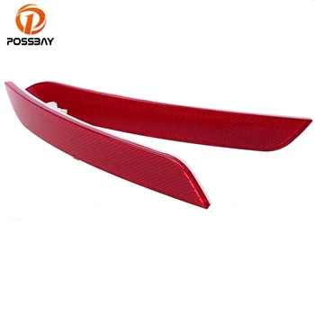 

POSSBAY Car Red Rear Bumper Reflective Strip Sticker Cover Decoration For BMW 5 Series F10 F18 Sedan 2010-2013 Pre-facelift
