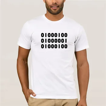 

Men Printing Short Sleeve Tshirt trend binary dad grey Men's 2020 Fashion Style T-Shirt
