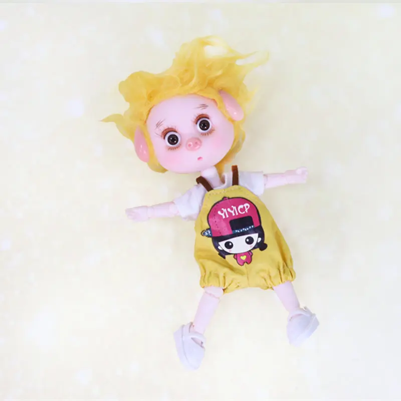 Мода 1/12 BJD кукла 26 шарнирное тело 15 см мини кукла Lucky pig ob11 кукла с экипировкой обувь макияж и коробка комбинированный набор Подарочная игрушка - Цвет: A4