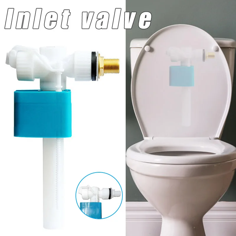 Side Entry Toilet Inlet Valve Cistern Fittings G1/2 Adjustable Float Filling Valves Bathroom Fixture Replacement Parts NIN668 |
