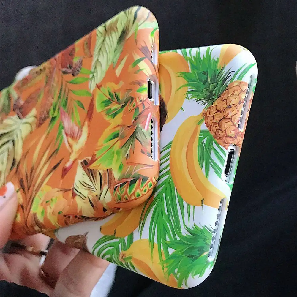 KISSCASE Fall Für iPhone Xr Xs Max 7 8 Plus Blume Zurück Regenwald Fall Für iPhone XR 6 7 8 6s Plus