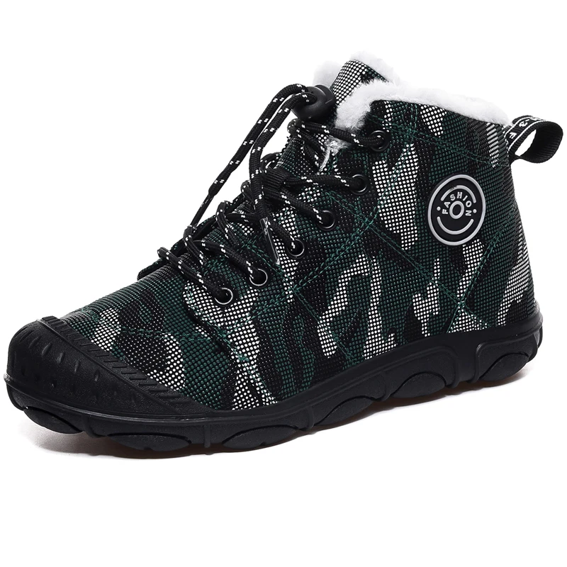 Высококачественные водонепроницаемые мягкие зимние теплые детские ботинки; обувь для мальчиков; зимние ботинки; обувь унисекс; ботильоны для девочек; детские кроссовки
