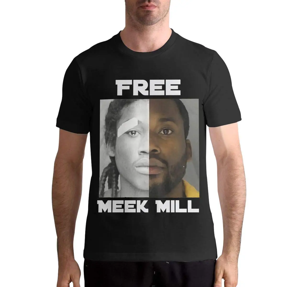 Meek Mill Shirt Men TFGHFG Casual Classic Short Sleeve Tops |