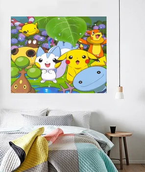 

[Self-Adhesive] 3D Pokemon 923 Japan Anime Wall Stickers Mural Decal Wall Murals AJ WALLPAPER Belly