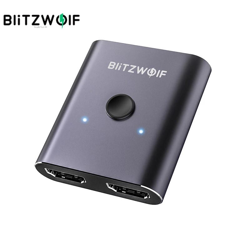 Blitzwolf Bi Directional Hdmi Compatible Switch 1 Input 2 Output 2 Input 1 Output Hdmi Compatible Splitter Switcher For Pc Tv Hdmi Cables Aliexpress